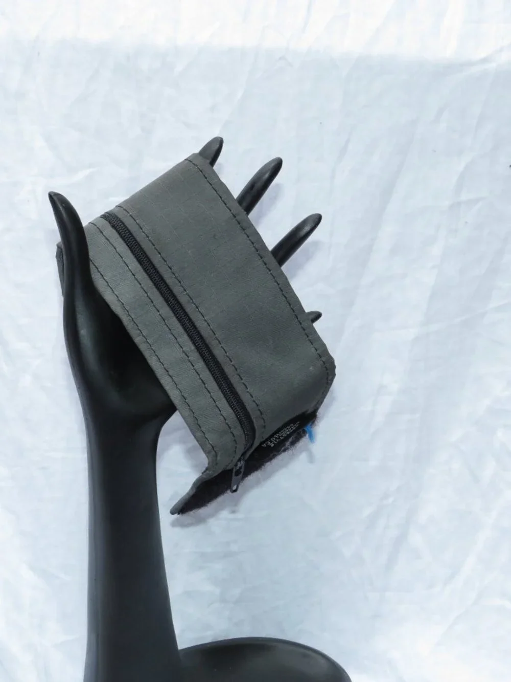 Forestyx Tactical Ankle Wallet EDC Pouch military Gray Ripstop Zippered Conceal
